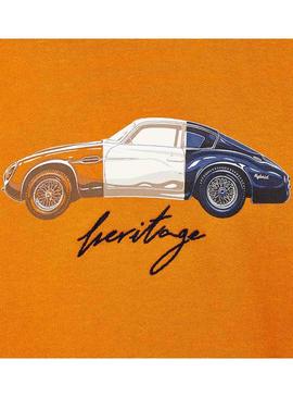 Sweat Mayoral Capuz Carro Laranja para Menino