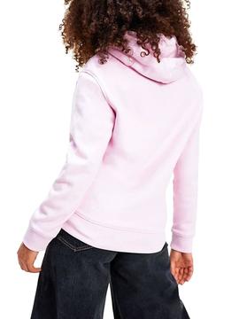 Sweat Tommy Jeans Outline Rosa para Mulher