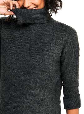 Vestido Only Jana De Punto Cinza para Mulher