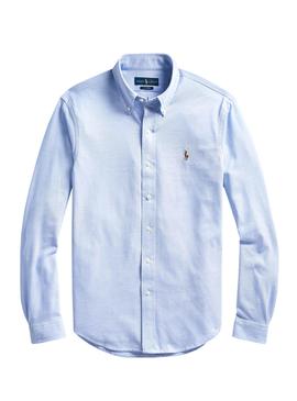 Camisa Polo Ralph Lauren Oxford Azul para Homem
