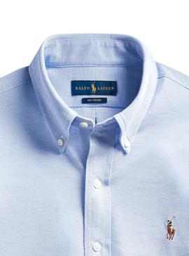 Camisa Polo Ralph Lauren Oxford Azul para Homem