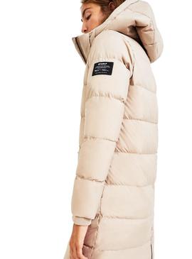 Casaco Ecoalf Megeve Beige para Mulher