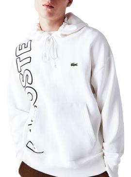 Sweat Lacoste Live 1927 Branco Mulher e Homem