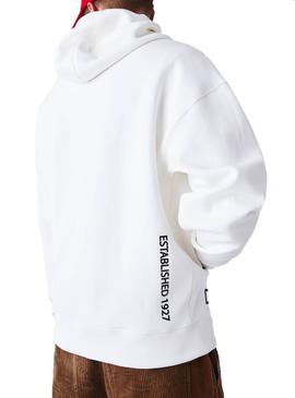 Sweat Lacoste Live 1927 Branco Mulher e Homem