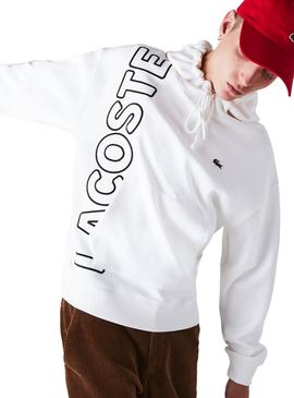 Sweat Lacoste Live 1927 Branco Mulher e Homem