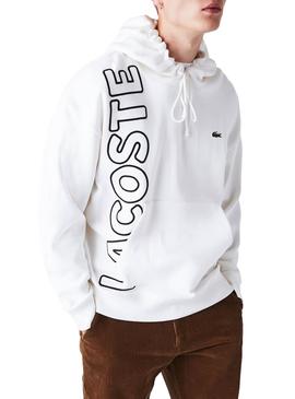 Sweat Lacoste Live 1927 Branco Mulher e Homem