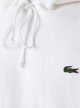 Sweat Lacoste Live 1927 Branco Mulher e Homem