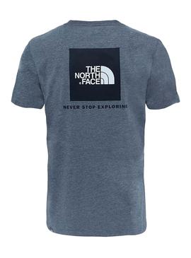 T-Shirt The North Face Caixa Cinza para Homem