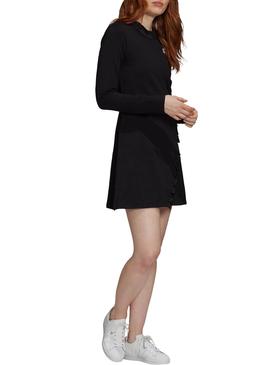 Vestido Adidas Pleat Preto para Mulher