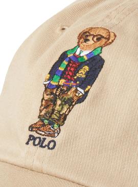 Gorro Polo Ralph Lauren Teddy Beige Homem y Mulher