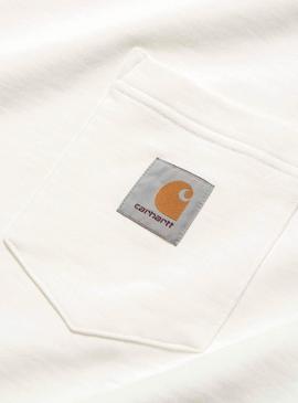 Sweat Carhartt Pocket Branco para Homem