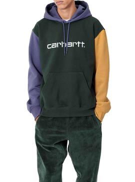 Sweat Carhartt Block Tricolor para Homem