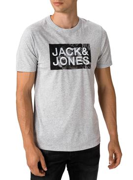 T-Shirt Jack & Jones Corinne Cinza para Homem