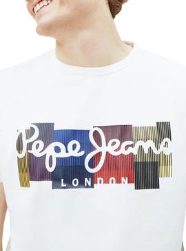 T-Shirt Pepe Jeans Casst Branco para Homem