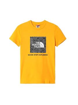 T-Shirt The North Face Box Amarelo Menino y Menina