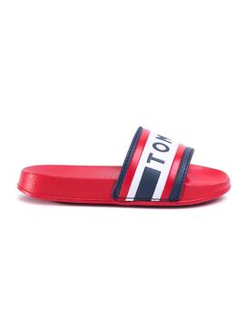 Flip flops Tommy Hilfiger Letter Vermelho para Menino