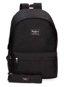 Mochila Pepe Jeans Aris Preto para Menino y Menina