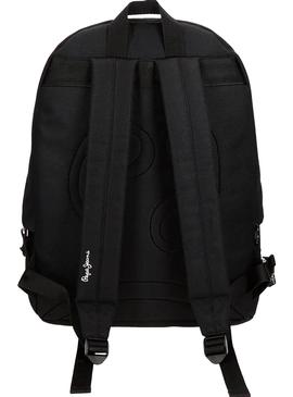 Mochila Pepe Jeans Aris Preto para Menino y Menina