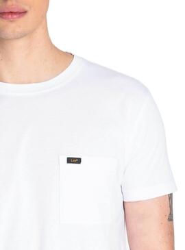 T-Shirt Lee Ulitmate Pocket Branco Homem 