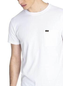 T-Shirt Lee Ulitmate Pocket Branco Homem 