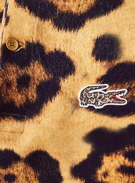 Polo Lacoste x National Geographic Leopard Homem