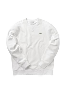 Sweat Lacoste Sport Basic Logo Branco Homem