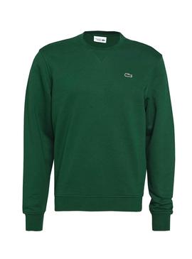 Sweat Lacoste Basic Logo Verde para Homem