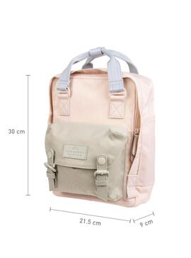 Mochila Doughnut Macaroon Mini Nature Pale