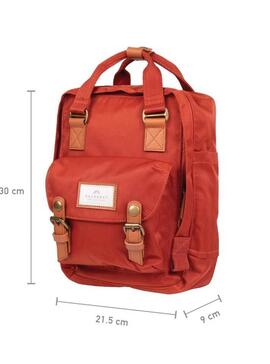 Mochila Doughnut Macaroon Mini Earth Tone Vermelho