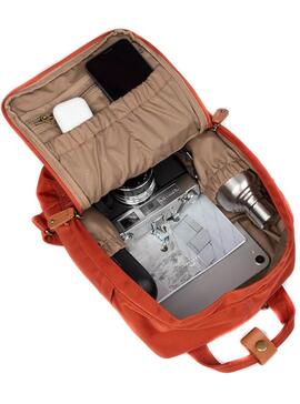 Mochila Doughnut Macaroon Mini Earth Tone Vermelho