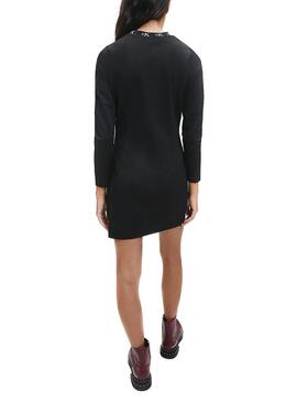 Vestido Calvin Klein Milano Preto para Mulher