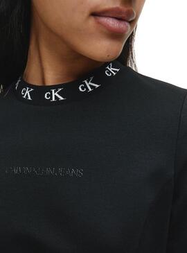 Vestido Calvin Klein Milano Preto para Mulher