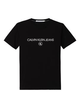 T-Shirt Calvin Klein Archive Logo Preto Homem