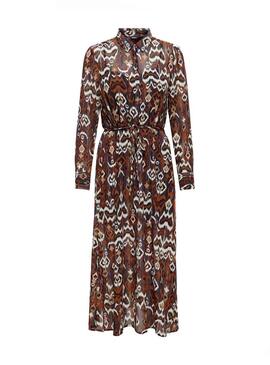 Vestido Only Eloise Beige para Mulher