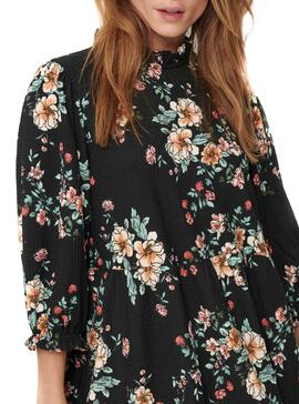 Vestido Only Zille Naya Preto para Mulher