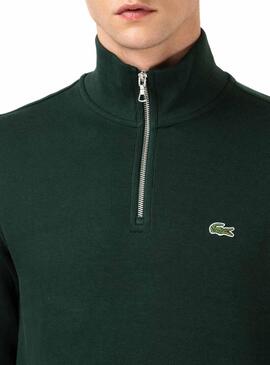 Sweat Lacoste Pescoço longo Verde para Homem