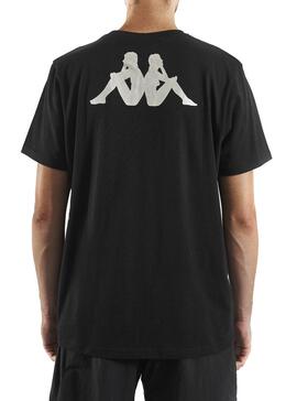 T-Shirt Kappa Runis Preto para Homem