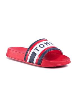 Flip flops Tommy Hilfiger Letter Vermelho para Menino