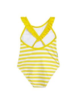 Swimsuit Mayoral Listras Estampado Amarelo para Menina