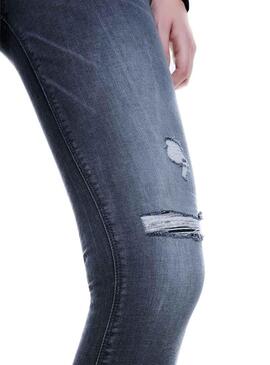 Jeans Only Kendell Cinza Mulher 