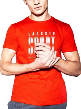 T-Shirt Lacoste TH3491  Laranja Homem