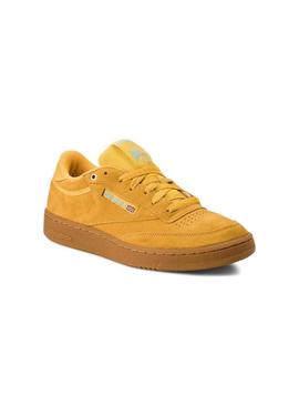 Tênis Reebok Club C 85 MU Amarelo Homem