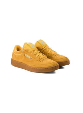 Tênis Reebok Club C 85 MU Amarelo Homem