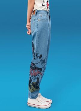 Jeans Levis x Disney Boyfriend Mulher