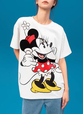 T-Shirt Levis x Disney Branco Minnie para Mulher