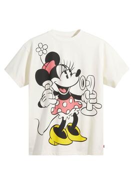 T-Shirt Levis x Disney Branco Minnie para Mulher
