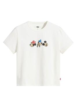 T-Shirt Levis x Disney and Friends Branco Mulher