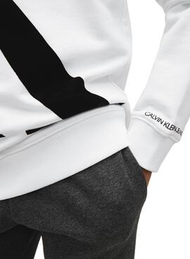 Sweat Calvin Klein Monogram Branco para Menino