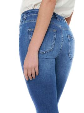 Jeans Only Blush Life Mid para Mulher