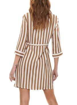 Vestido Only Tamari Listas para Mulher